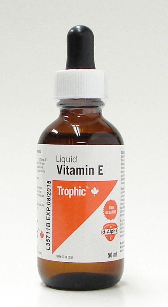 liquid vitamin e, 50 ml, (trophic) Gaudaur Natural Foods