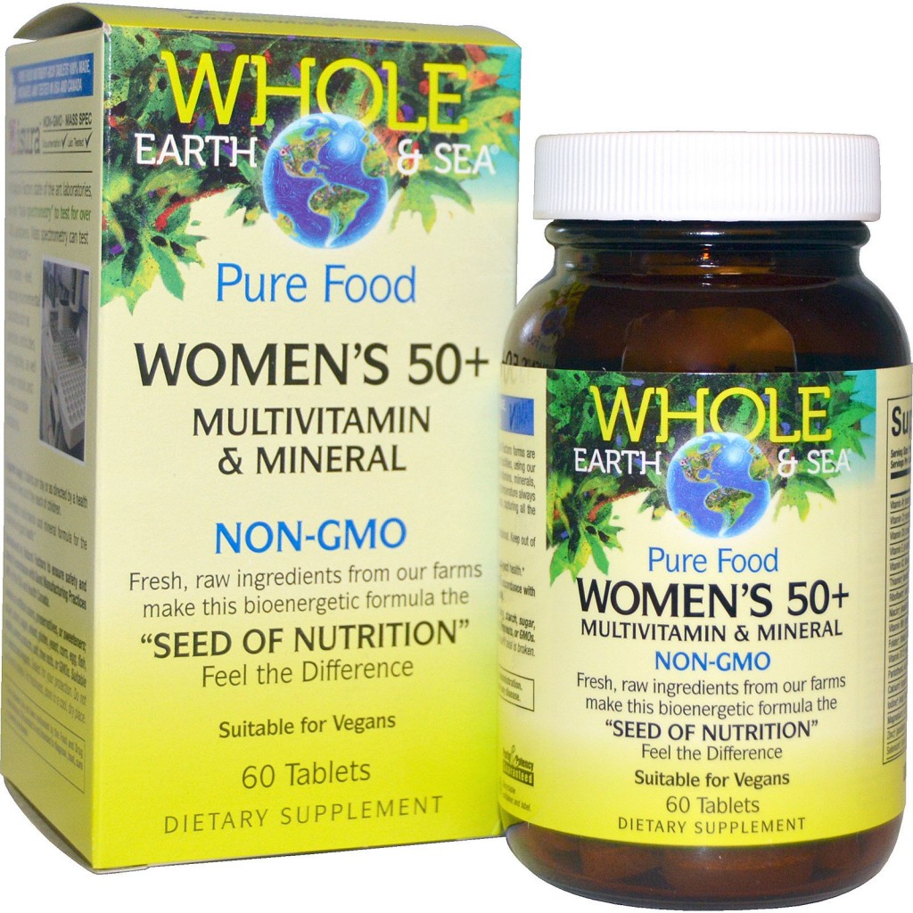 Whole Earth And Sea Women’s 50 Multivitamin And Mineral 60 Tabs Gaudaur Natural Foods